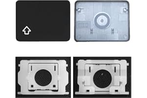 CTBDZ Capuchon de clé individuel avec charnière de rechange pour MacBook Pro (M1 M2) A2141 A2251 A2289 A2338 A2442 A2485, remplacement pour MacBook Air A2179 A2337 A2681 (touche Shift gauche)