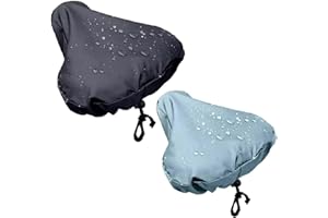 NXPWRC 2 Pieces Bicycle Saddle Rain Cover, Bicycle Seat Cover, Waterproof Bicycle Seat Cover, Bicycle Saddle Cover, Bicycle Accessories