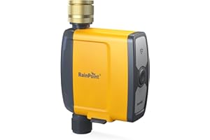 ‎RAINPOINT RAINPOINT Bewässerungscomputer WLAN Messingeinlass, ohne WiFi Hub, Muss mit TWG004WRF WiFi-Hub Verwendet Werden, Nur 2,4 GHz WLAN