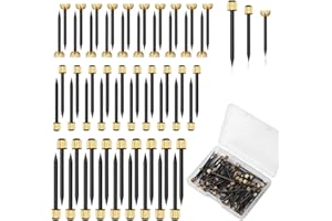 VIN BEAUTY 75 Stück Bilder Nagel,1,3/1,4/1,8mm Aufhängen Nägel Bild Rahmen Nägel Aufhängen Bild Rahmen Aufhänger Nägel Satz Aufhängung Hardware mit Kunststoff Lagerung Box