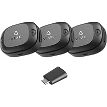 HTC VIVE Tracker (3.0) 3個セット HTC Vive Ultimate Tracker 3 Pack, con Dongle Seguimiento Corporal