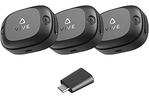 HTC VIVE Ultimate Tracker 3 Paket + Dongle - Full-Body-Tracking für VR