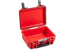 B&W International Walizka transportowa Outdoor 500 (PP.23) czerwona – pusta walizka – wodoszczelna (IP67), pyłoszczelna, odporna na uderzenia, bardzo wytrzymała