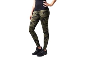 Urban Classics Leggings para Mujer de Cintura Alta Camo Tech Pantalones de Vestir