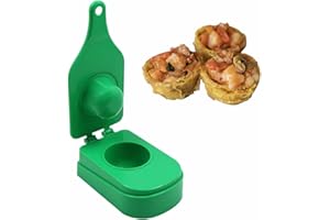 LETUXAAMZ Moule à Boulettes de Viande - Fabricant Viande Outils de Cuisine Gâteau Dessert Meatloaf Maker Press Multifonctionstoo pour Créer Des Boulettes de Viande Frites (Vert+1 pièce)