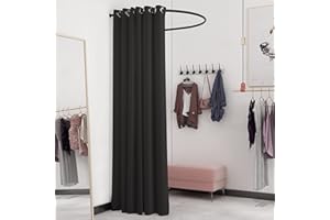 HIYOUGO Umkleidekabine Freistehend, Tragbarer Temporärer Einfach Stoff Umkleideraum, Umkleidezelt Bekleidungsgeschäft Theatern Schneiderei Büro Fotostudios