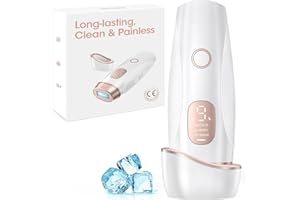 HAARLOSY IPL Laser Hair Removal Device for Women and Men, Ice Cooling Painless Laser Hair Remover for Bikini Line, Face, Body, Unlimited Flash, 9 Levels, 3 Modes, Salon Quality Result at Home