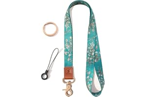 SENLLY Cordon tour de Cou pour Clés, Conception de Motifs Originale Courroie de Porte Badge Lanière