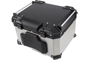 BOROCO Dossier Top Case Moto, Coussin de Top Case pour Moto et Trottinette, Topcas De Coussin De Dossier De Moto du Passager Universel avec Auto Adhésif (Ordinary Style)