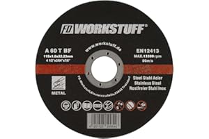FD-WORKSTUFF Discos de Corte Profesionales │ 30 piezas │ Ø 115 mm, 1 mm de grosor │ para amoladoras flexibles, de separación │ Inox │ Disoc de Corte │ Discos Flexibles