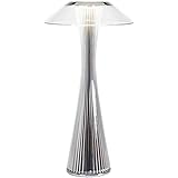 Kartell Space Lampada da Tavolo, Cromato, 15ⵁx30 cm