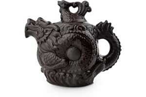 YXHUPOT Teiera cinese drago Phoenix Zisha Clay Gongfu teiera Zini per tè sfuso (255 g)