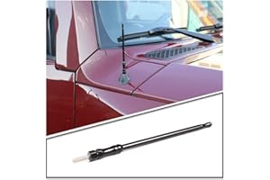 METYOUCAR Antena de metal original de 3.1 pulgadas para Toyota Tundra/FJ Cruiser, a prueba de lavado, antena de radio de metal corta (16 cm)