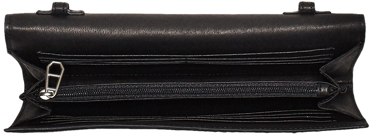 LIEBESKIND Python Maria H7, Leder Geldbörse, Schwarz | Ledawa