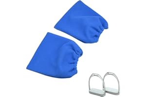 YUYUSO 1 Pair English Stirrup Covers Stirrup Bag Equine Iron Cover Iron Savers for Horse Saddle Protector