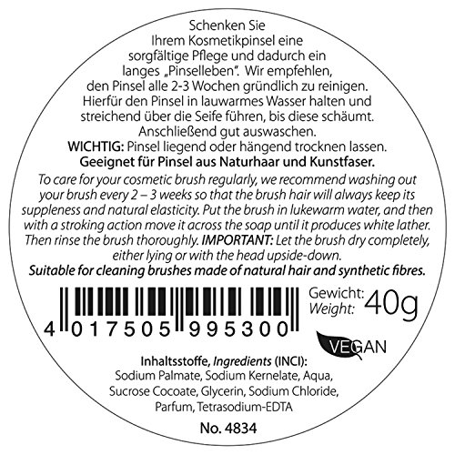 Da Vinci Reinigungsseife für Kosmetikpinsel & Beautyblender, 1 Stück - 4