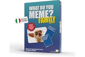 ROCCO GIOCATTOLI YAS Games - What Do You Meme Family - L'unico in Italiano - Party Game per 3 o più giocatori dagli 8 anni in su