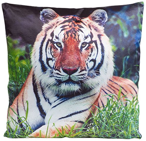 Soft Touch Tiger Design Gorgeous Kissen, gefüllt, mehrfarbig, 45 x 45 cm