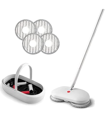 Cordless Electric Mop, Dual Motor Powerful Spin Mop 2000 MAh, Floor Polisher - View #2