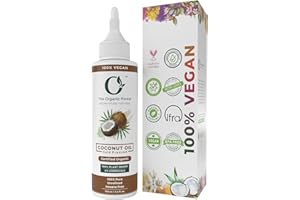 THE ORGANIC FOREST – VEGAN . PURE . NATURAL Organic Forest USDA Certified 100% organiczny olejek kokosowy do włosów i skóry | Nie zawiera chemikaliów, czysty olej kokosowy prasowany na zimno, nierafinowany, naturalny, kokosowy olejek do włosów