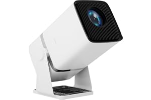 WZATCO Yuva Go Smart Projector for Room | 300 ISO | Android 14 |1080p & 4K Support, Auto Keystone | Netflix, Prime, WiFi & BT | 720P Native | Home Cinema