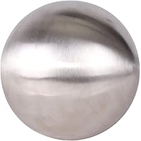 Edelstahl Dekokugel matt gebürstet 3er Set - 15, 20 und 30 cm - Edelstahlkugel Kugel Gartenkugel