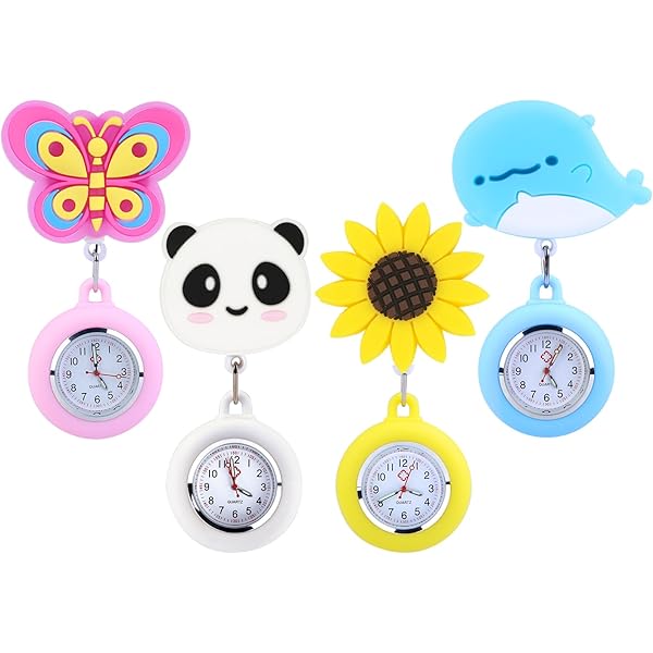 Orologio Da Infermiera Con Clip - 3 Pezzi, Design Carino, Per Donne E Ragazze - Foto 8