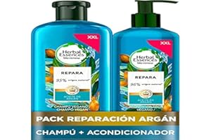 Herbal Essences Szampon i Odżywka Do Włosów XXL - Z Olejkiem Arganowym Do Włosów - Naprawa Suchych I Uszkodzonych Włosów - 680ml+465ml
