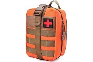 Angeer Medical Bag First Aid Bags Tactical MOLLE Pouch IFAK Package Universal EMT Emergency Multipurpose Waist Packbag