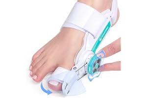 TENICORE Alluce Valgo Correttore Manopola Regolabile Tutore Alluce Valgo Divaricatore Alluce Valgo Alluce Rettilineo Correzione Aggiornamento 1 Pezzo Dx E Sx Piedi