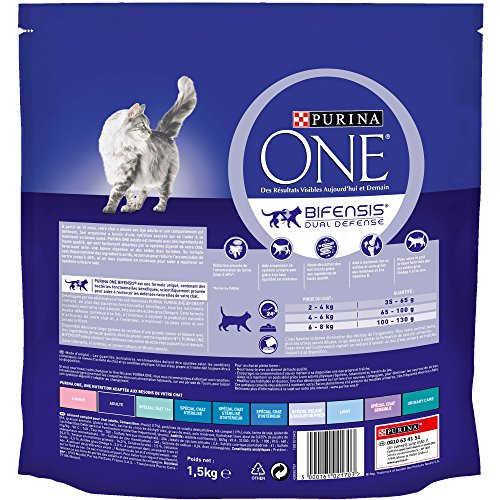 Purina-One-Chat-Croquettes-pour-Chat-Adulte-PouletCrales-Compltes-15-kg