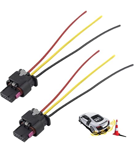 Create idea 3 Pin PDC Parking Sensor Plug Connection Wire 56431345 Compatible with Audi Compatible with Renault 3 Pin Car Parking Sensor Plug Wiring Create idea 3 Pin PDC Parking Sensor Plug Connection Wire 56431345 Compatible with Audi Compatible with Renault 3 Pin Car Parking Sensor Plug Wiring