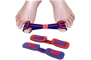 Ayrsjcl Hallux Valgus Cinturón Entrenamiento Banda Entrenamiento Thumb Enderezamiento Ejercitador Big Toe Valgus Banda Ejercicios Cinturón Correctivo Nylon Elástico Banda