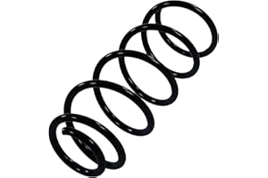 ATEC GERMANY 1x Muelle suspensión delantera compatible con SEAT TOLEDO III (5P2), LEON (1M1), TOLEDO II (1M2), VW GOLF 4 (1J1)