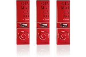 A.T.P. Torrone Friabile Farcito al Rhum Giamaicano e Ricoperto di Cioccolato Fondente - 3 Torroni da 150g - Senza Glutine