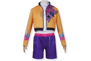 Yigoo Corea Pop Singer Costume per bambini, pop star, cosplay, costume da ragazza, cantante anime, cantante pop, idolo, divisa da palcoscenico, travestimento per carnevale, Halloween, feste