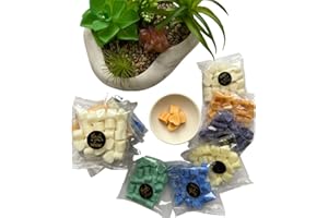 MA CRAFTS&FRAGS 20 x Hearts Wax Melts Mini High Scented Melts Wax Melts 100% Soy Natural Wax Melts Vegan Free Pet Friendly (Christmas Tree)