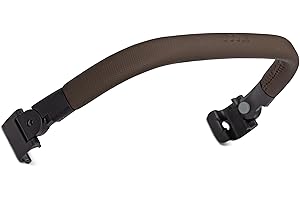 Joolz AER+ Foldable Bumper Bar – Lightweight, Easy-Click Detachable Safety Handle AER+ Stroller, Comfortable Grip, Essential AER+ Accessories for Toddlers (Mid Brown Carbon)