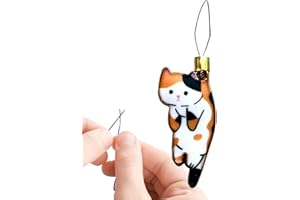 Zankie Enfile-Aiguilles pour la Couture à la Main | Outil à Main enfile-Aiguille en Chat Mignon - Enfile-Aiguille, Machine à Coudre, Outil pour Tricot, Quilting, Bricolage Artistique