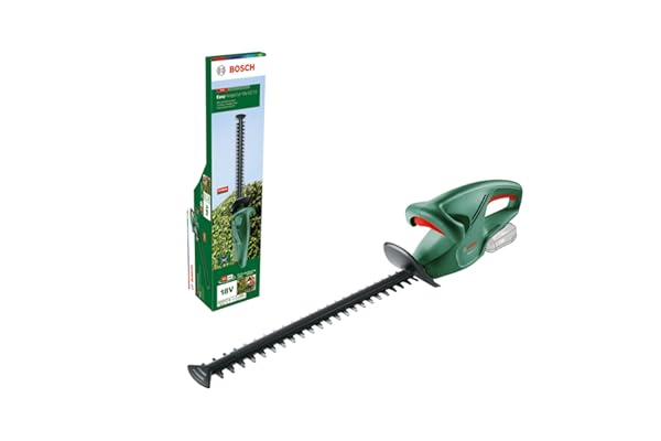 Bosch Taille-haies sans fil - EasyHedgeCut 18V-52-13 (sans batterie ; système 18 V ; lame de 52 cm de longueur ; pour la taille de petites haies ; livré dans un carton)