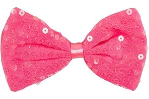 Boland 53125 Pajarita lentejuelas Spangles, Rosa, talla única , color/modelo surtido