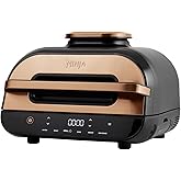 Ninja Foodi MAX Health Grill & Air Fryer 3.8L with Digital Cooking Probe, 6-in-1; Air Fry, Bake, Roast & more, Dishwasher Saf