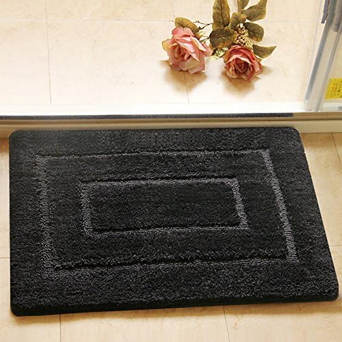 Padded Floor Mats Door Mat Bathroom Suction Mats Bathroom Mats Bedroom Kitchen Mats Rugs,B50 × 80CM,Gray