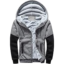 Sweat à Capuche Zippé Pour Homme - Chaud, Pratique Et Stylé Pour L'hiver