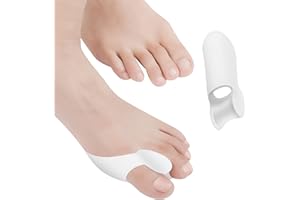 DYKOOK 10 Pack Gel Big Toe Separator and Bunion Protectors Gel Bunion Pads & Bunion Corrector Toe Straightener Spreads Big Toe Straightens Overlapping Toe Relief Bunions,Calluses Pain