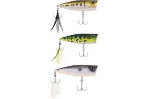 Berkley Bullet Pop Topwater-Drag, 3 stycken