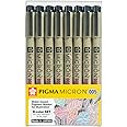 Sakura Pigma Micron 005 8 Color Set Water Based Pigment for Illustration