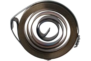 MroMax Bohrmaschine Feder Bohrkiel Vorschub Spiralfeder Montagefeder Stahl Chemische Schwärzung Finish 0,7 x 8 x 1540 mm 1 Stück