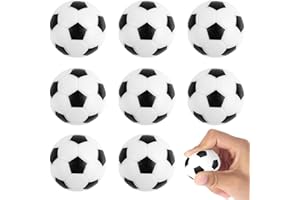 HABNI Juego de 8 Bolas de futbolín de Mesa y silenciosas en 23 mm, futbolín y futbolín de Mesa