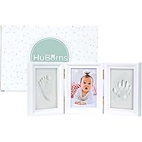 Kit Impronte Mani E Piedi Baby Art - My Baby Touch Con Cornice, Per Neonati 0-3 Anni - Foto 11
